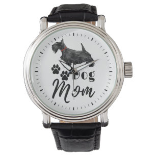 Reloj De Pulsera Scottish Terrier Scottie Dog Mom