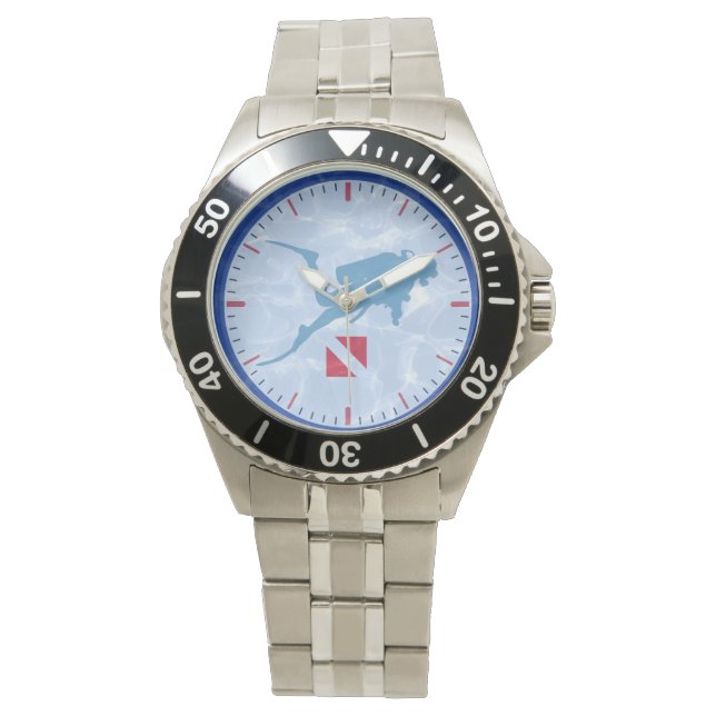 Reloj De Pulsera Scuba Diver Down Watch (Anverso)