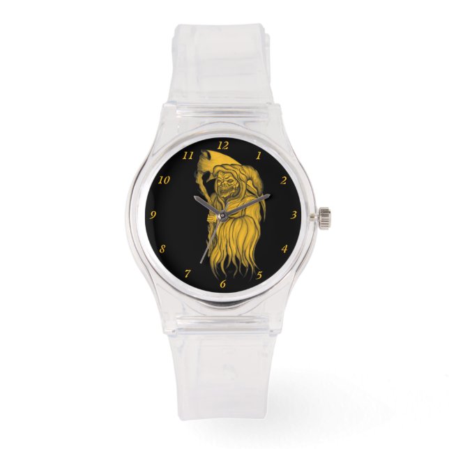 Reloj De Pulsera Scythe man - The Death, Grim Reaper (Anverso)