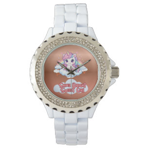 Reloj De Pulsera Sé Tu Propio Arcoíris Cute Unicornio