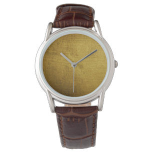 Reloj De Pulsera Se usó oro de aspecto vintage. Arte de vintage