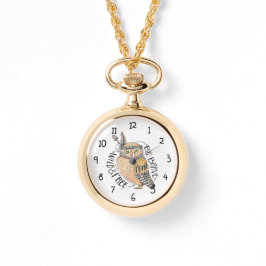 Reloj De Pulsera Sé valiente y salvaje búho libre