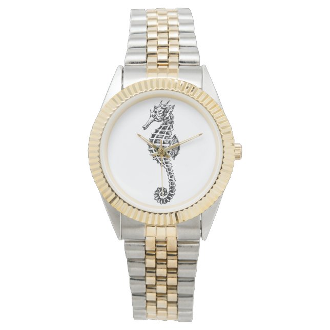 RELOJ DE PULSERA SEAHORSE. VIDA MARINA. PEZ (Anverso)