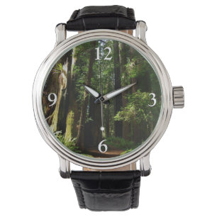 Reloj De Pulsera Secuoyas y helechos en el Parque Nacional Redwood