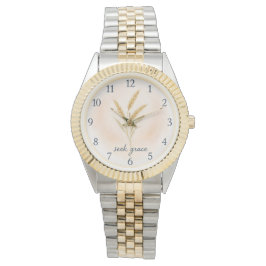 Reloj De Pulsera Seek Grace – Watercolour Wheat Serenity Watch