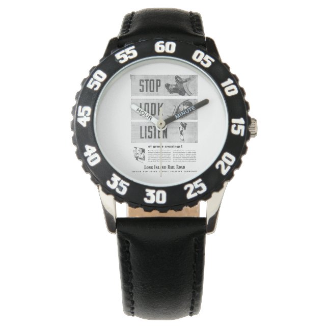 Reloj De Pulsera Seguridad del ferrocarril de Long Island (Anverso)