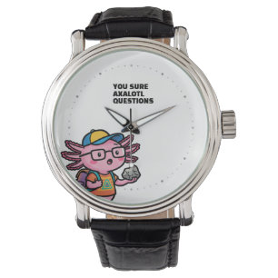Reloj De Pulsera Seguro preguntas de ajolote Divertidas Graciosas S