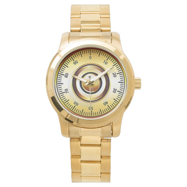 Reloj De Pulsera Seguros de bloqueo de combinación de marcado (Anverso)