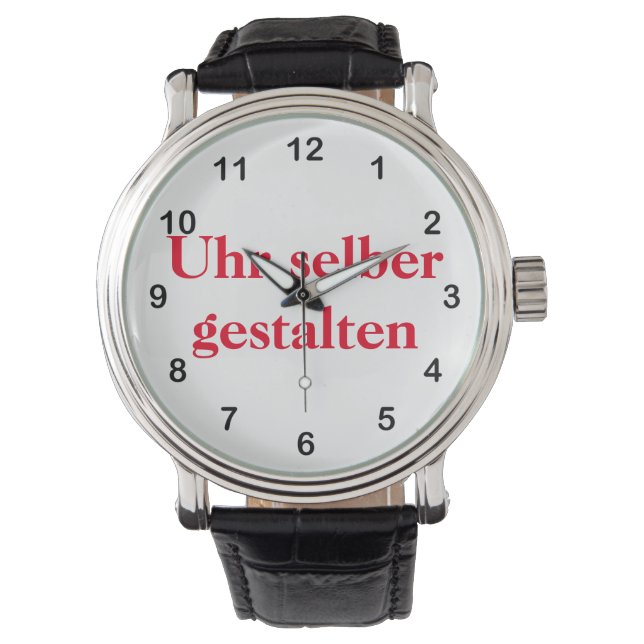 Reloj De Pulsera selber gestalten (Anverso)