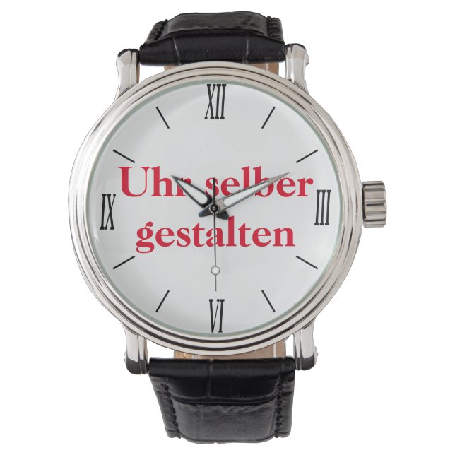 Reloj De Pulsera selber gestalten (Anverso)
