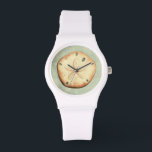 Reloj De Pulsera Selector de shell<br><div class="desc">Megan Meagher es conocida por sus simples obras de arte. Esta imagen refleja la sencillez de los tesoros de la orilla del mar, de una simple concha en un marco bordeado por el mar. Meagher abarca un fondo verde azulado en su imagen para contrastar estos tesoros. Consigue hoy esta buena...</div>