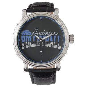 Reloj De Pulsera Selector de voleibol personalizado ADD NAME Team C