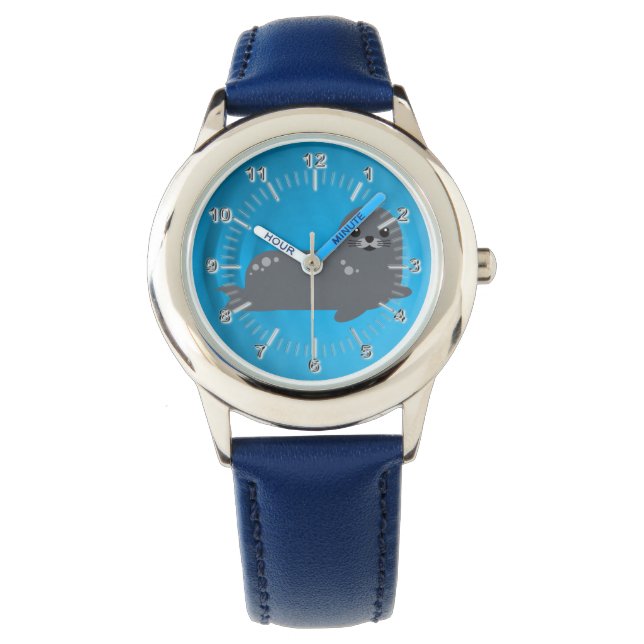 Reloj De Pulsera Sello de cachorro (Anverso)