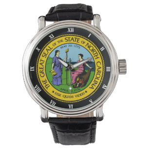 RELOJ DE PULSERA SELLO DE CAROLINA DEL NORTE