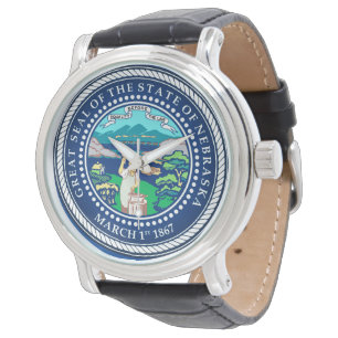 Reloj De Pulsera Sello de Estado de Nebraska