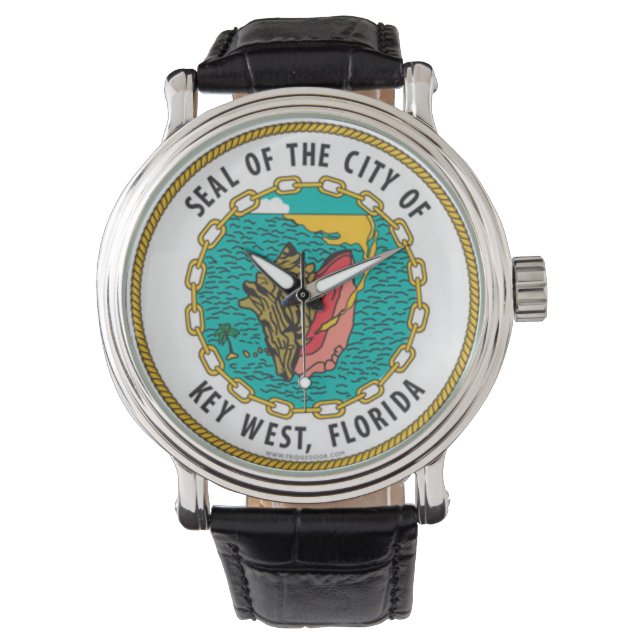 Reloj De Pulsera Sello de Key West, Florida (Anverso)