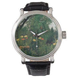 Reloj De Pulsera Selva de arte popular Rousseau