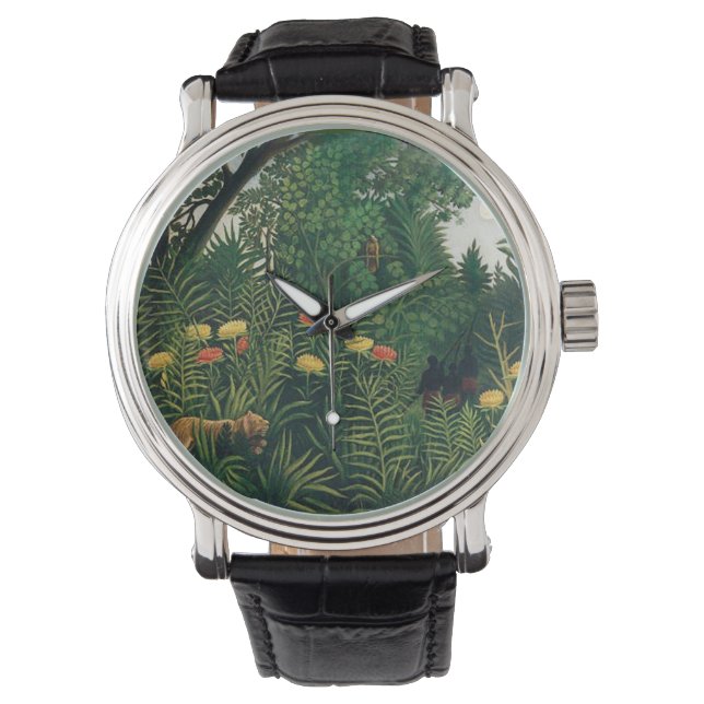 Reloj De Pulsera Selva de arte popular Rousseau (Anverso)