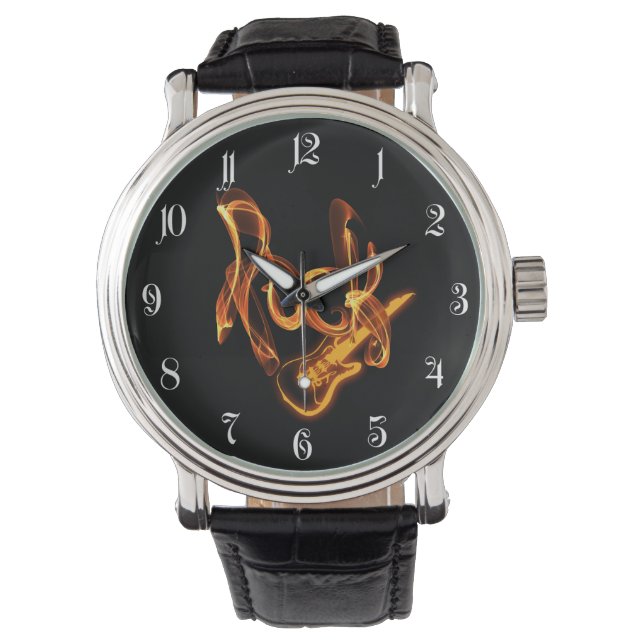 Reloj De Pulsera Señal de incendio de roca (Anverso)