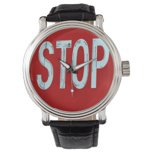 Reloj De Pulsera señal de parada