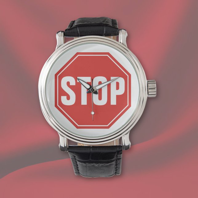 Reloj De Pulsera señal de STOP (Subido por el creador)