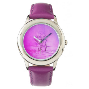 Reloj De Pulsera Sencillamente elegantes zapatos de ballet púrpura