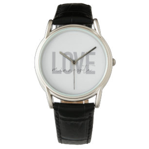 Reloj De Pulsera Sencillo, moderno, urbano, diseño fresco Love Minn