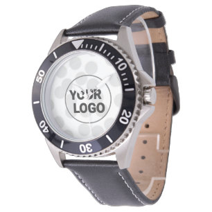 Reloj De Pulsera Sencillo y elegante logo personalizado aquí compañ