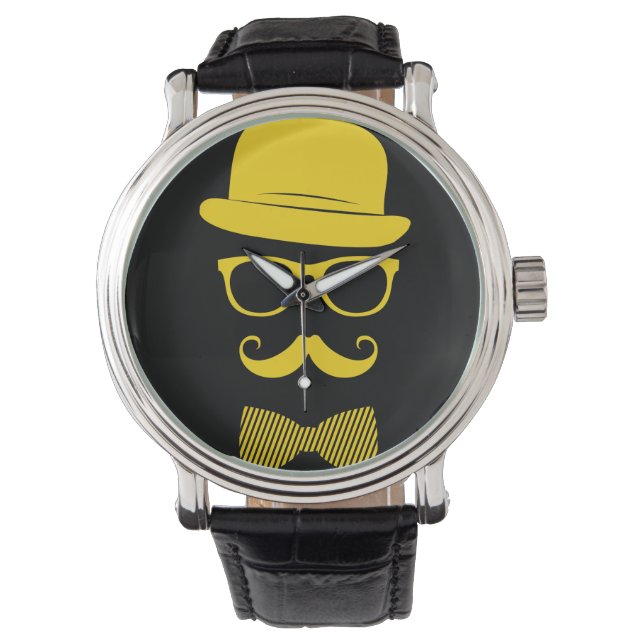 Reloj De Pulsera Señor hipster (Anverso)