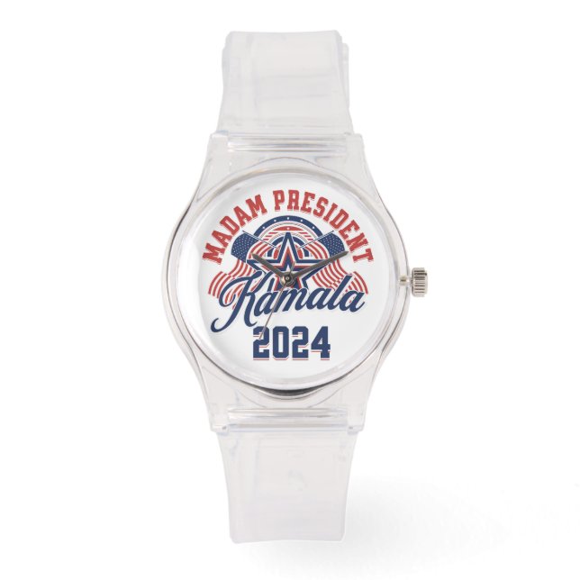 Reloj De Pulsera Señora Presidenta Kamala Harris 2024 (Anverso)