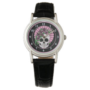 Reloj De Pulsera Señora Sugar Skull