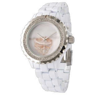 Reloj De Pulsera Señoras de observación con anillo de compromiso