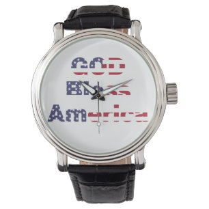 Reloj de pulsera Sentinel - Orgulloso Dios bendiga
