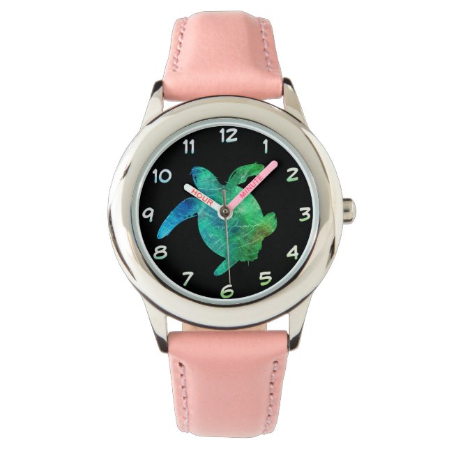 Reloj De Pulsera Sentinela de la vida marina (con números) (Anverso)