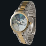 Reloj De Pulsera Separación<br><div class="desc">Separación I por Tim OToole. Presenta colores oscuros y neutros para crear una forma abstracta. Utiliza formas geométricas y líneas de pintura tipo goteo.</div>