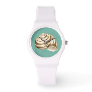 Reloj De Pulsera Sepia Strike Shell en Verde azulado