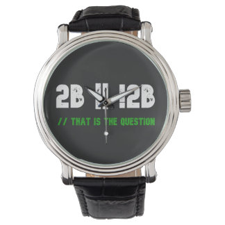 Reloj De Pulsera Ser o no ser" Programador