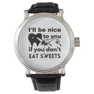 Reloj De Pulsera Seré amable contigo si no comes    manteca