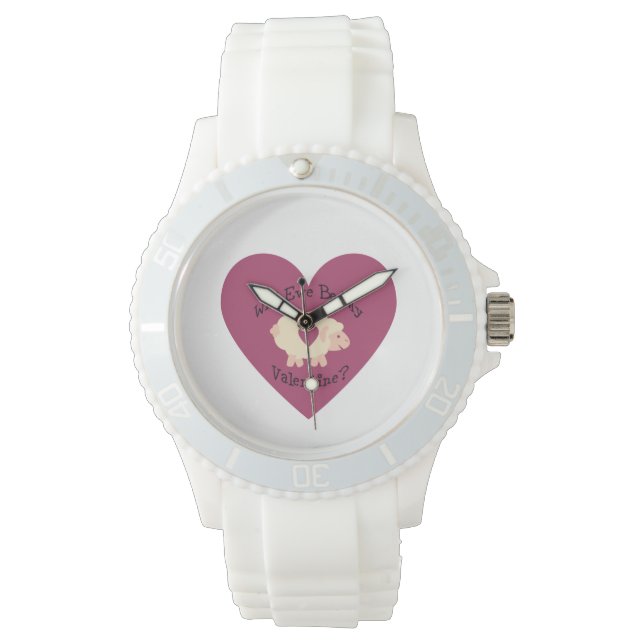Reloj De Pulsera ¿Seremos Mi San Valentín? (Anverso)