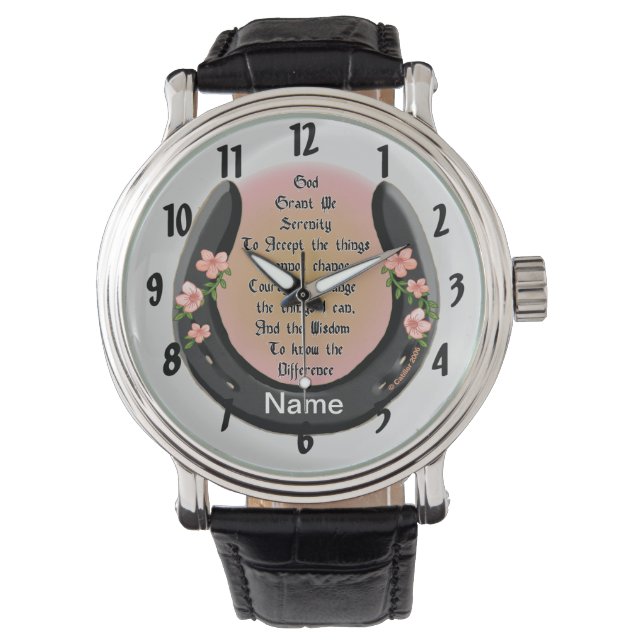 Reloj De Pulsera Serenity Gray Horseshoe (Anverso)