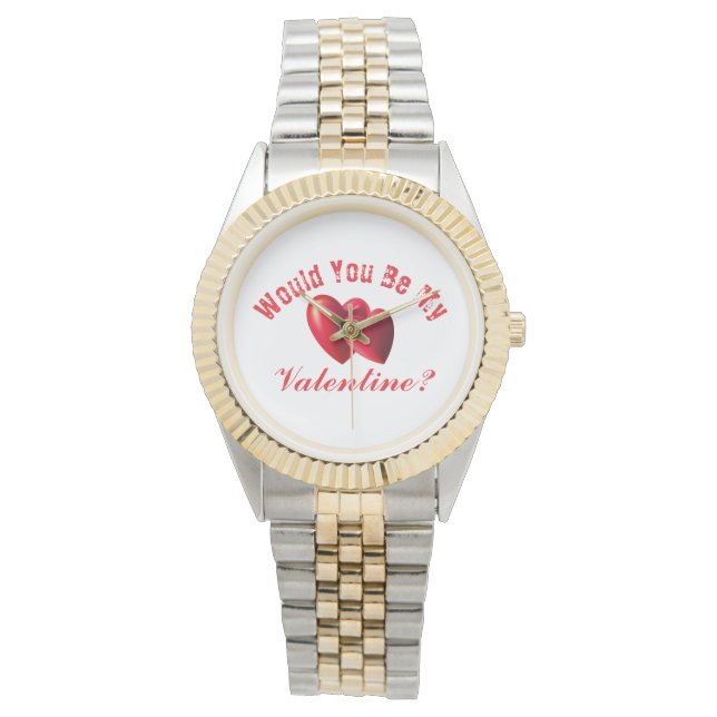 Reloj De Pulsera Serías Mi Valentín (Anverso)
