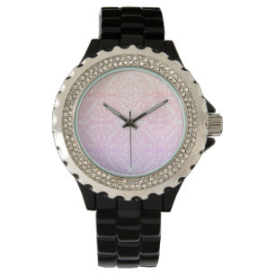 Reloj De Pulsera Serie de patrones de mandala Soft Pink Dream