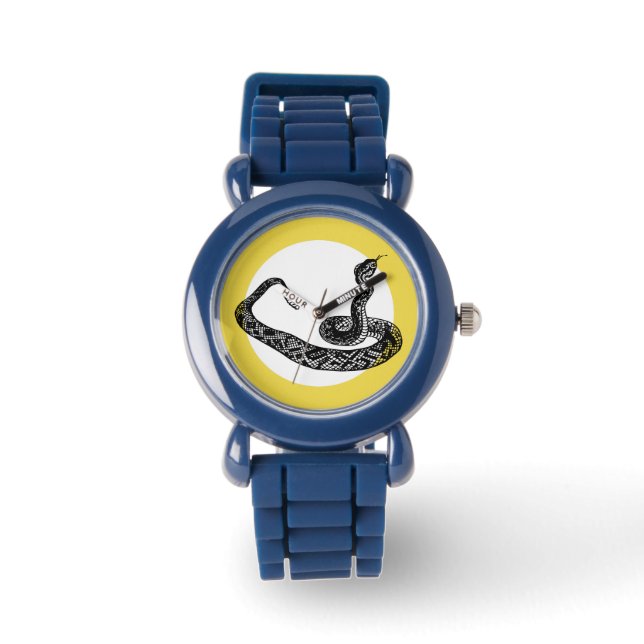 Reloj De Pulsera serpiente de rattle (Anverso)