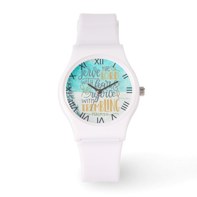 Reloj De Pulsera servez l'Eternel avec crainte  (Anverso)
