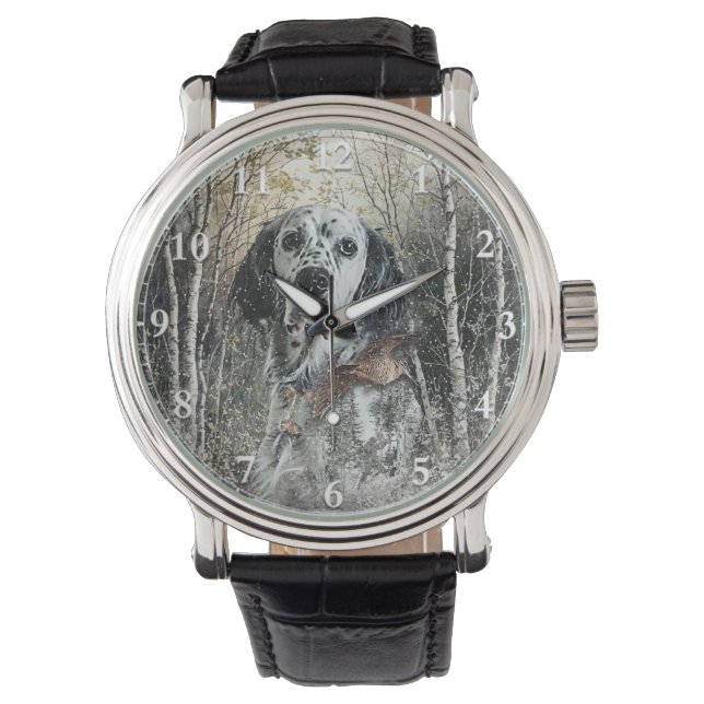 Reloj De Pulsera Setter Inglés  (Anverso)