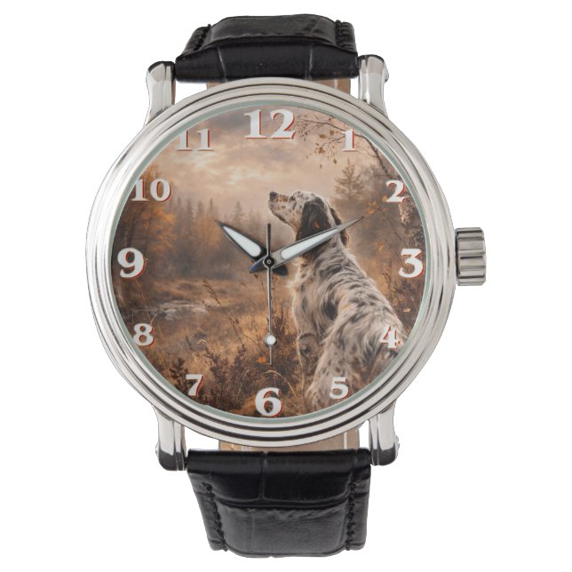 Reloj De Pulsera Setter inglés (Anverso)