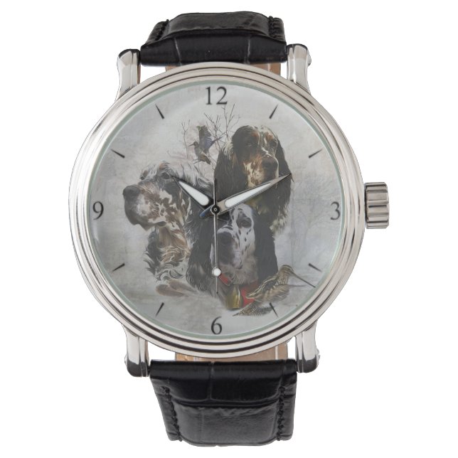 Reloj De Pulsera Setter inglés (Anverso)