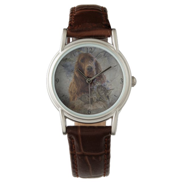 Reloj De Pulsera Setter Irlandés      (Anverso)