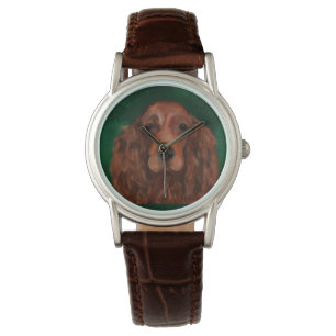 Reloj De Pulsera Setter rojo irlandés