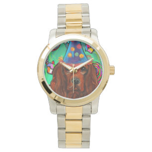 Reloj De Pulsera Setter Rojo Irlandés